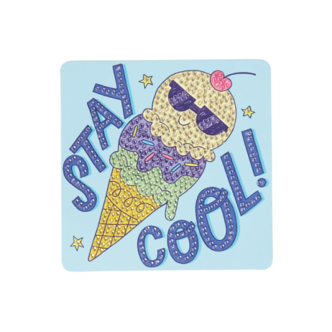 Kit Creativ DIY Diamante Ooly - Ice Cream - imagine 2