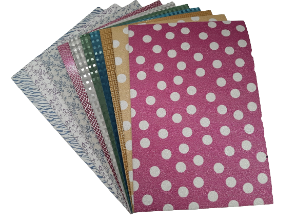 Set 10 Foi Carton Sclipici A4 ColorArt