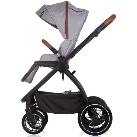 Chipolino Prestige 3 in 1 - Carucior Premium Cloud Grey - imagine 8