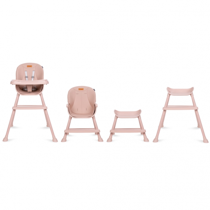 Scaun de Masa 4 în 1 Kidwell Eatan Pink - imagine 7