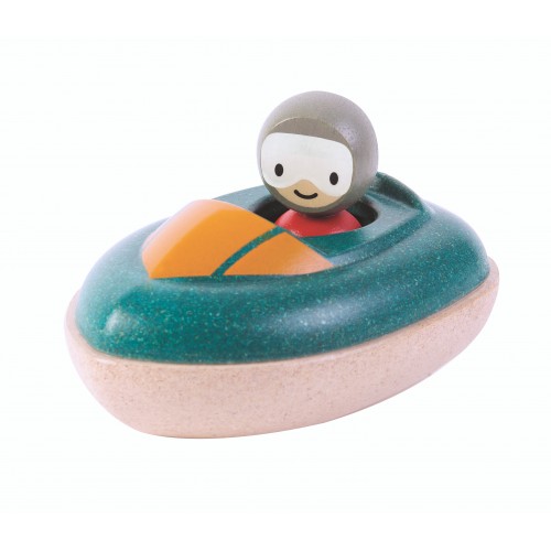 Barcuta de viteza Plan Toys din lemn
