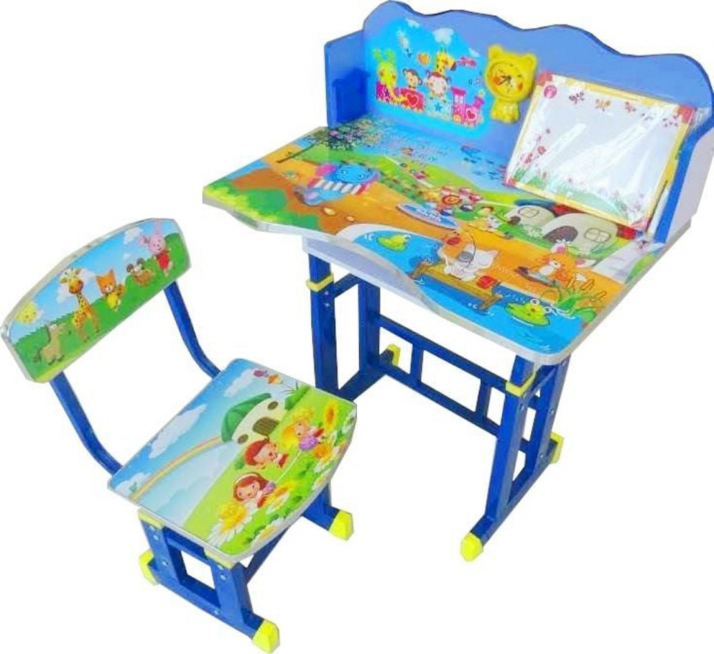 Birou Copii Novokids My Desk Albastru Interactiv