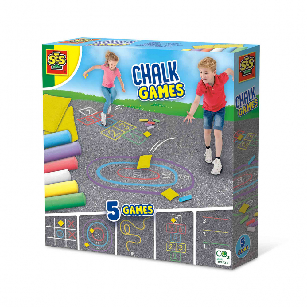 Set Cretă Asfalt Ses Creative 5 în 1