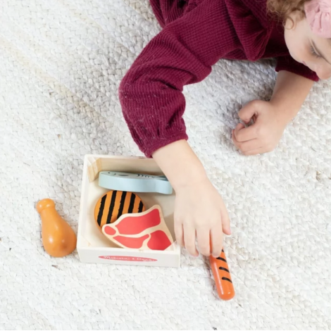 Set Proteine Lemn Melissa & Doug | Joc Educativ - imagine 5