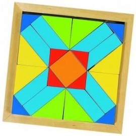 Set 4 Puzzle Lumea Formelor Goki - Joc Lemn Educativ - imagine 4