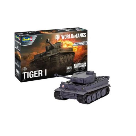 Model Tanc Tiger I Revell 1:72 World of Tanks