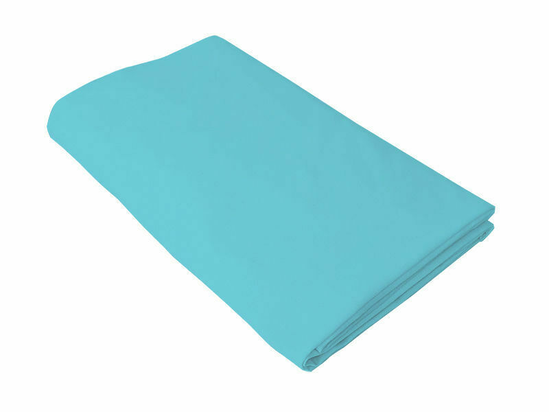 Cearceaf KidsDecor turcoaz, bumbac moale - imagine 3