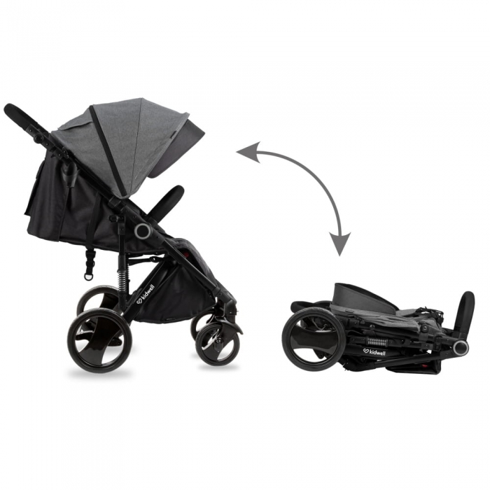 Carucior Sport Kidwell Carell Dark Gray - imagine 7