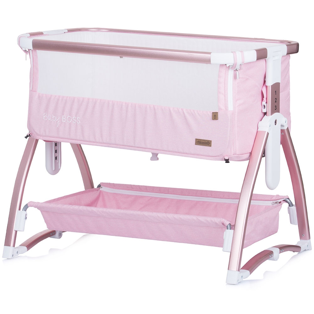 Patut Co-Sleeper Chipolino Baby Boss Blush - imagine 4
