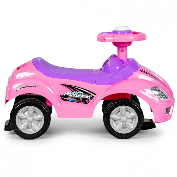 Mașinuță Copii 3 în 1 Ecotoys Roz cu Mâner - imagine 5