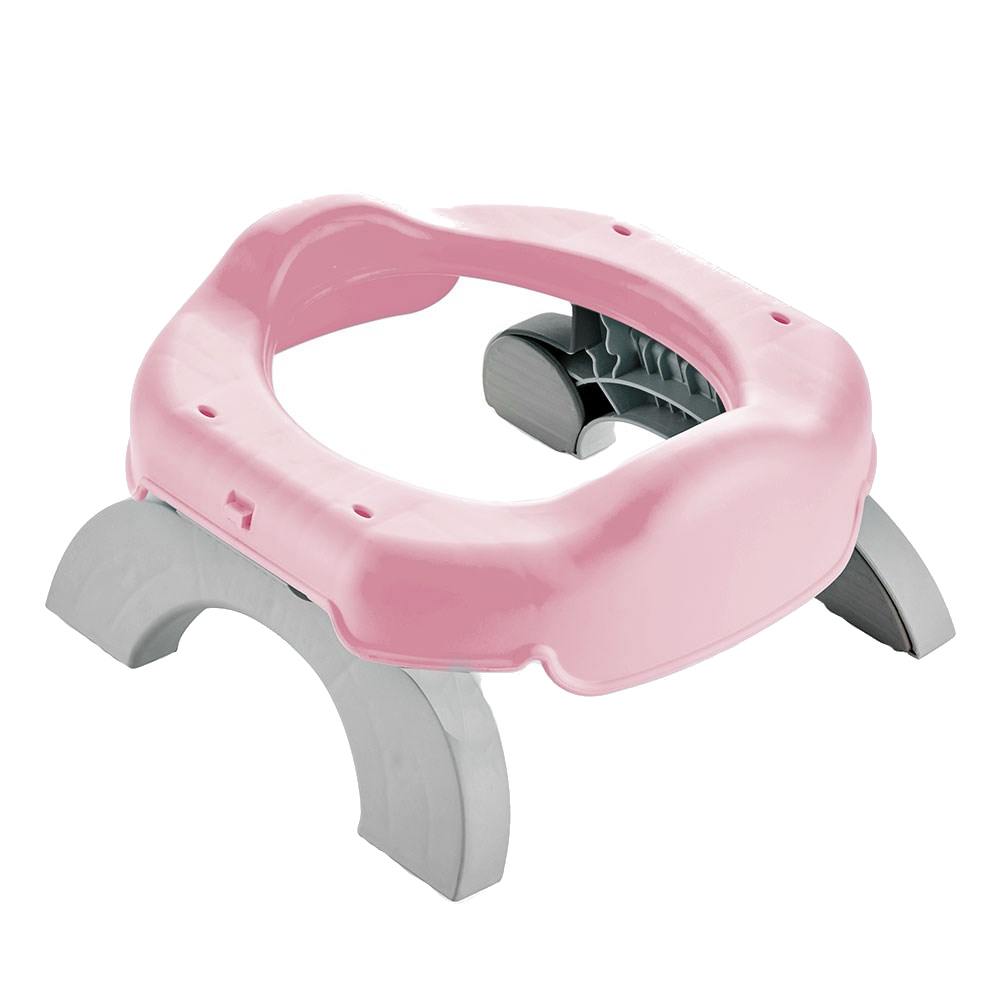 Olita Portabila 2in1 BabyJem Pink, Scaun Igienic - imagine 3