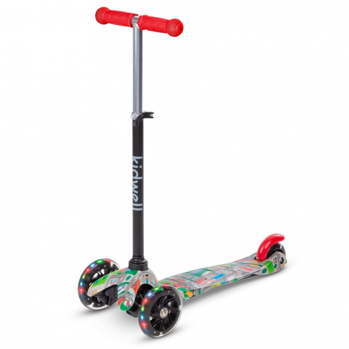 Trotineta Kidwell uno City, Ghidon Reglabil, LED - imagine 8