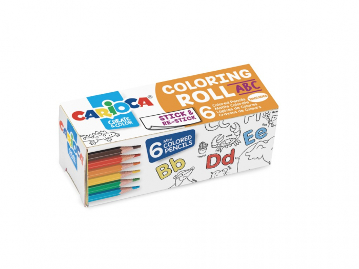 Hartie Mini Coloring Roll Carioca, Reutilizabil