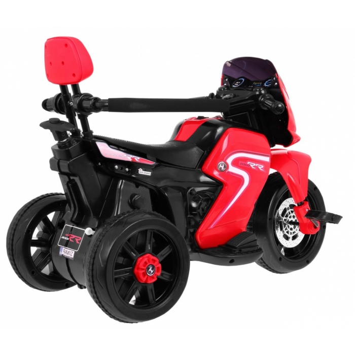 Motocicleta Electrica Ramiz Rosu 20W cu Maner - imagine 2