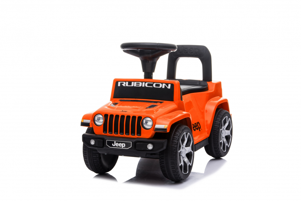 Masinuta Jeep Rubicon Portocaliu cu Impingere