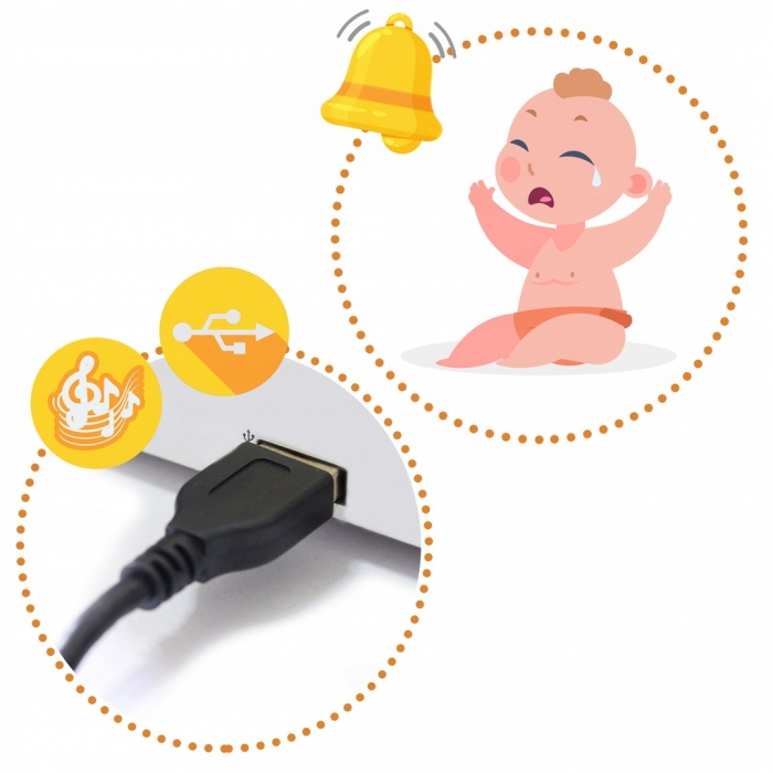Leagan Electric Ricokids cu Proiector si Muzica - imagine 2