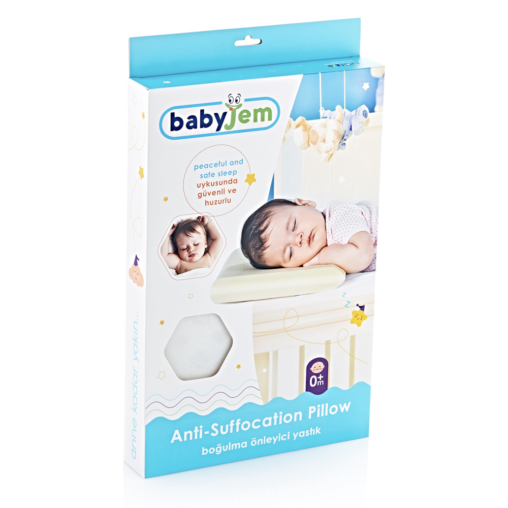 Perna BabyJem Safe Sleep White | Confort și Siguranță - imagine 3