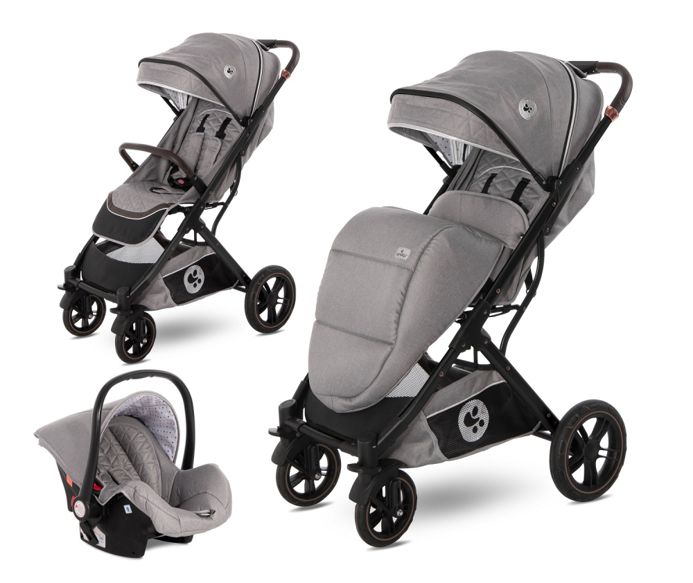Lorelli Storm 2in1 Opaline Grey - Carucior + Cos Auto - imagine 4