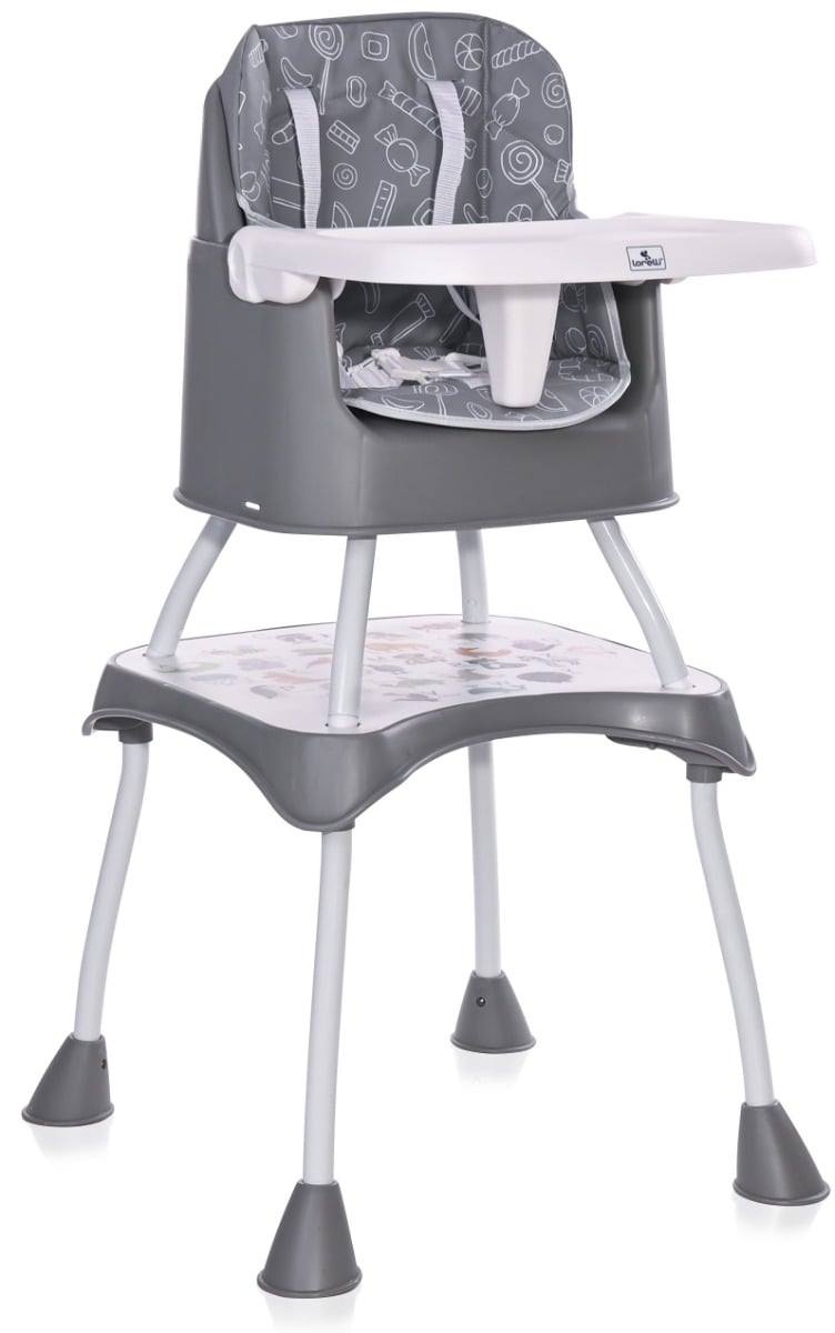 Scaun de masa 3in1 Lorelli Trick Grey Candy