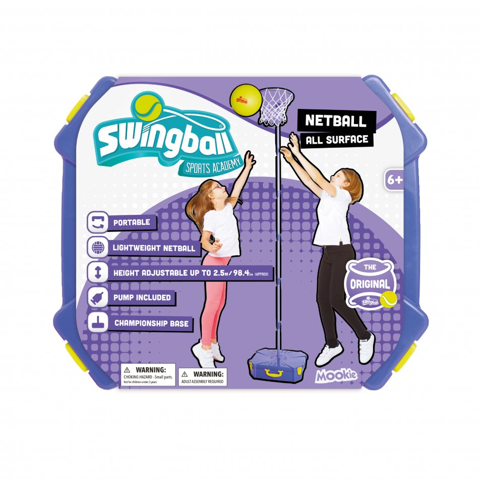 Mookie All Surface Basket Netball, Înălțime Reglabilă - imagine 6