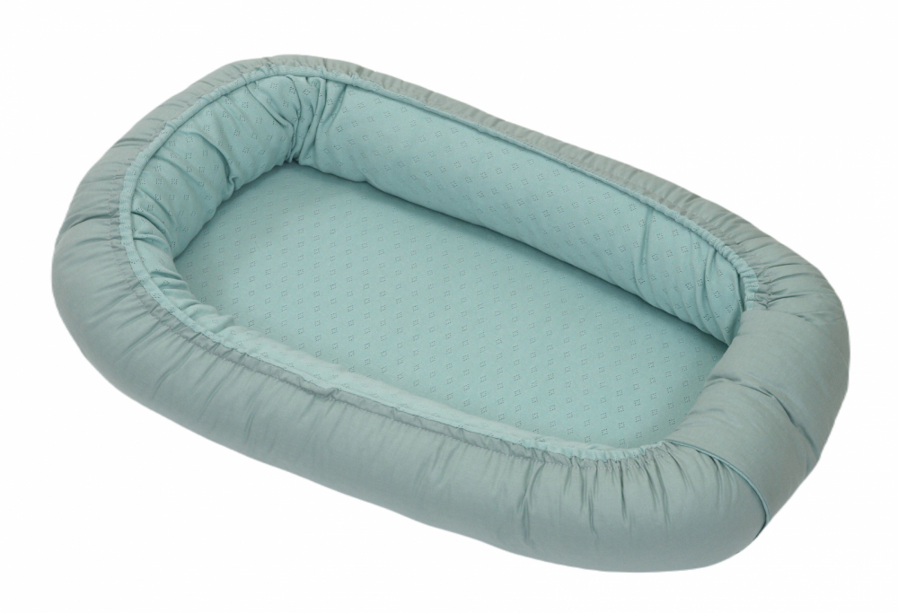 Suport dormit Babynest Amy 70x45 cm, reversibil, tricot - imagine 8