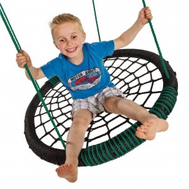 Leagan cuib oval PP KBT, Negru-Verde