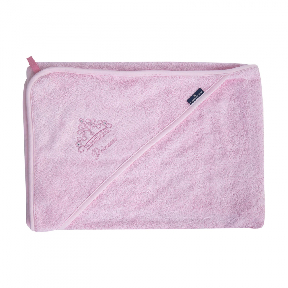 Prosop Bambus cu Gluga Texpol Princess Pink - imagine 4
