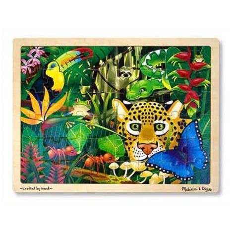 Puzzle Pădurea Tropicală Melissa & Doug, 48 piese - imagine 4