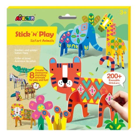 Avenir Stick N Play Safari - Joc 3D Creativ