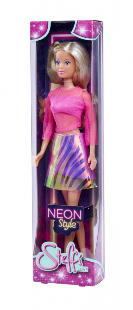 Papusa Steffi Love Neon Style Roz, Simba