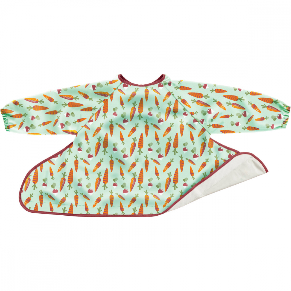 Kit Hranire Tidy Tot Baveta si Tava Verde-Gri - imagine 4
