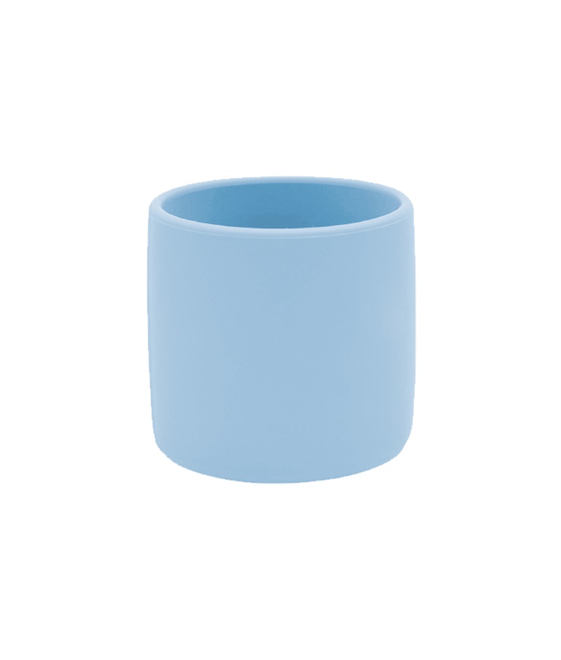 Pahar Minikoioi 100% Silicon, Mineral Blue - imagine 3