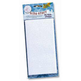 Etamina Alba 50x49cm Folia Paper - Cusut Detaliat