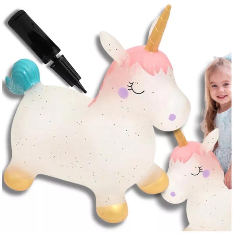 Jumper Unicorn NiceKids cu pompă | Jucărie exterior - imagine 3
