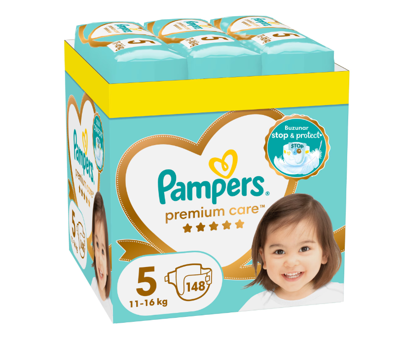 Pampers Premium Care XXL, 11-16kg, 148 buc - imagine 7