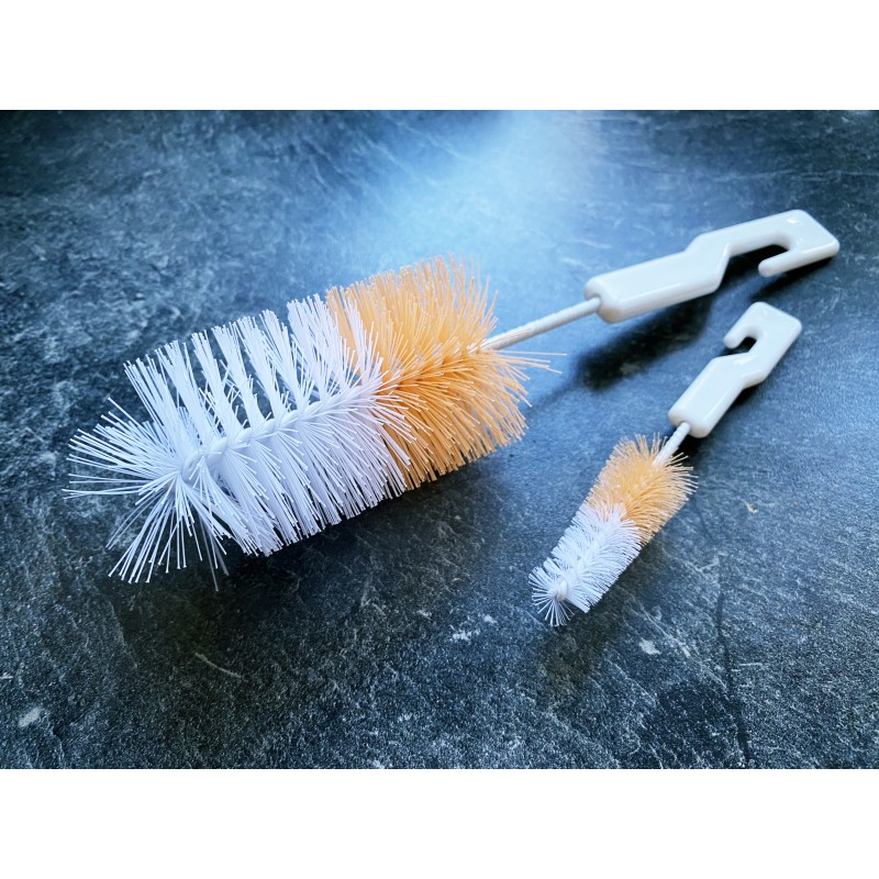Perie Curățare Biberon Minut Baby, Set 2 Bucăți