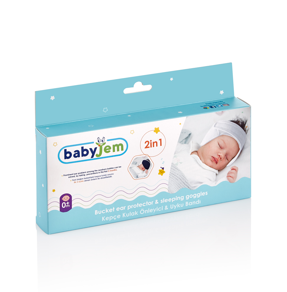 Bentiță 2 în 1 BabyJem Bucket Air Mint - imagine 4
