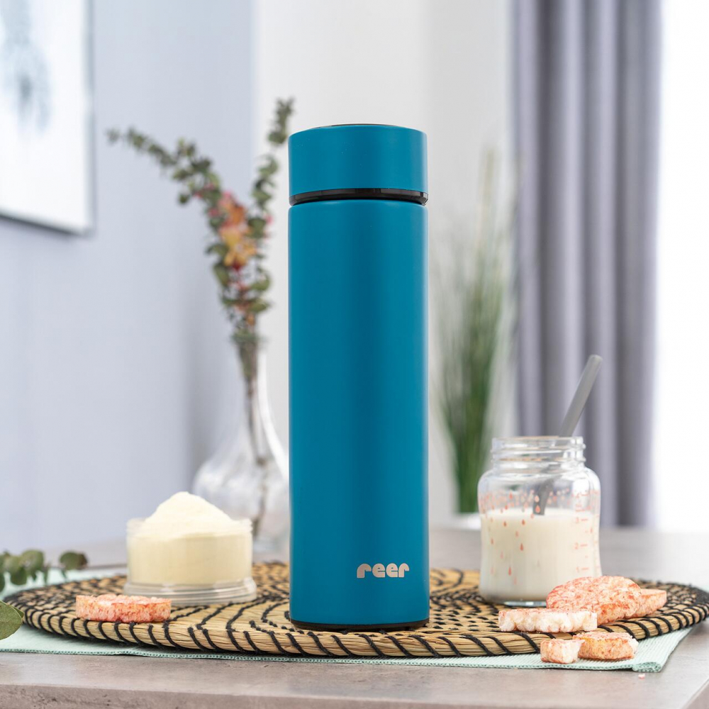 Termos Reer ColourDesign 450ml Albastru - imagine 3