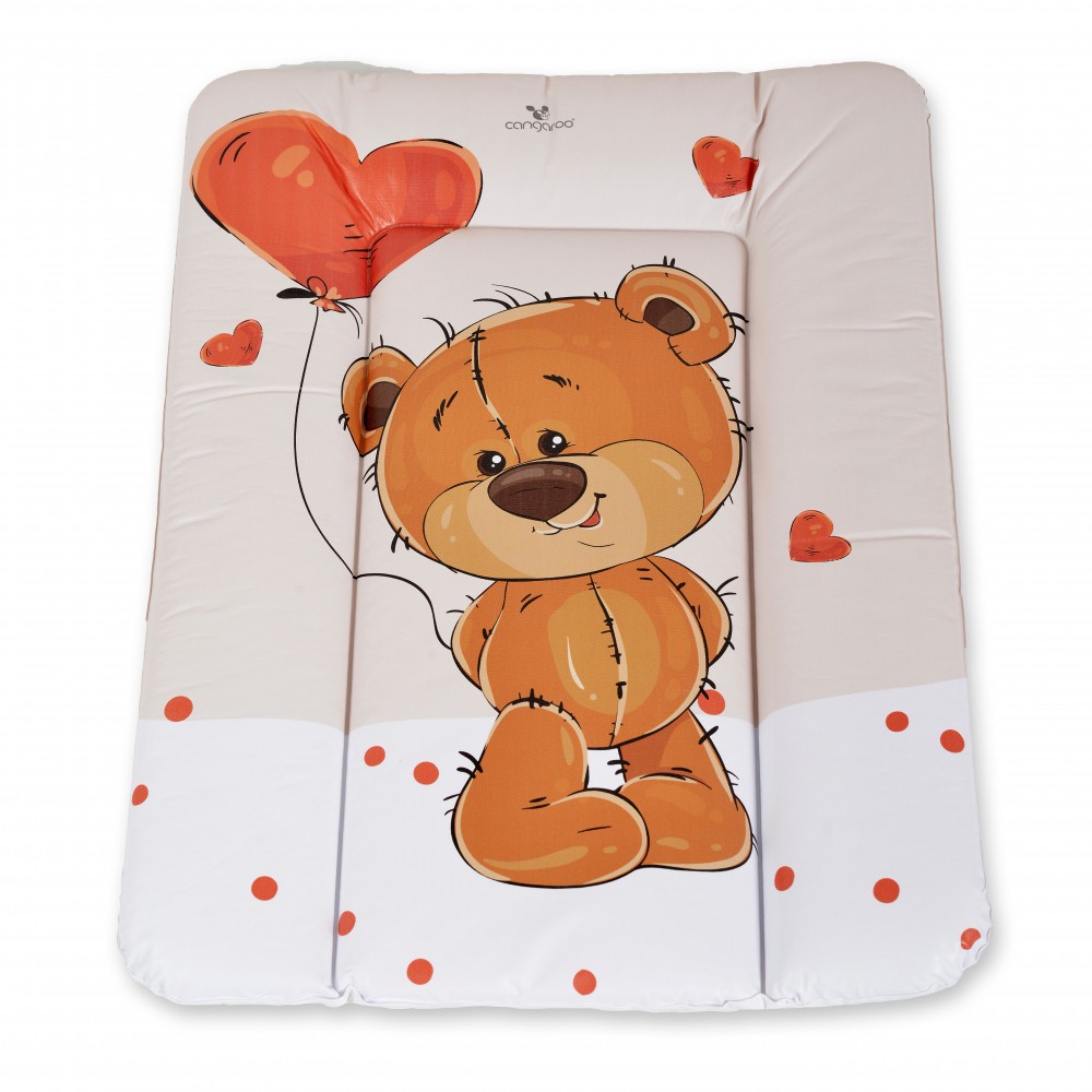 Saltea infasat Cangaroo Teddy, 70x50 cm, impermeabila - imagine 4