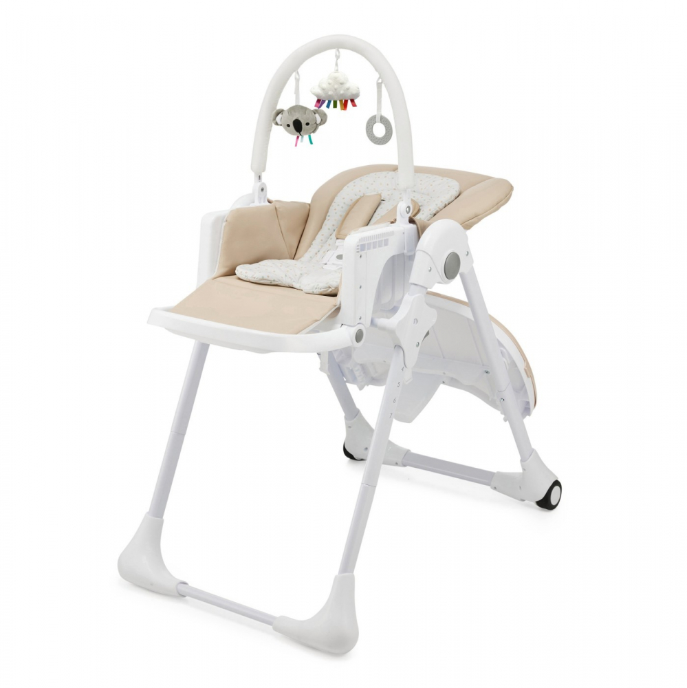 Scaun Kinderkraft Tummie 2in1 Pliabil Beige - imagine 2
