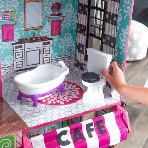 Casuta papusi Kidkraft Brooklyn Loft, 3 etaje, 25 accesorii - imagine 7