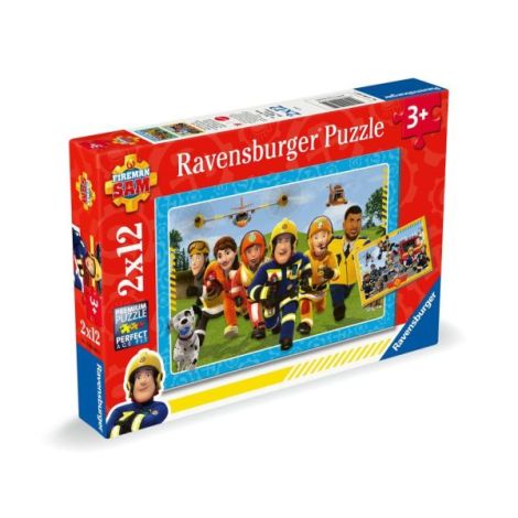 Puzzle Pompierul Sam 2x12 Piese - Ravensburger - imagine 4