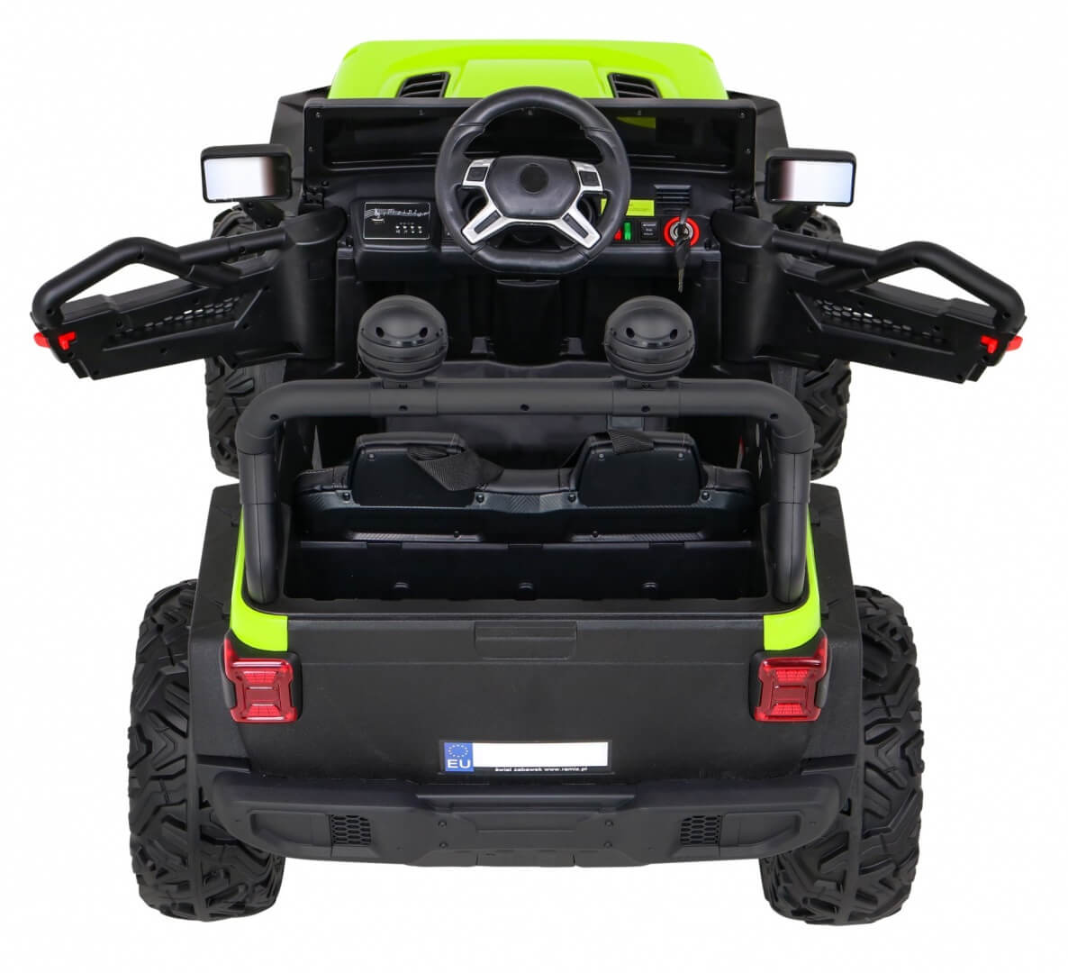 Mașinuță Electrică OFF-ROAD 4X4 Verde | Autokids - imagine 6