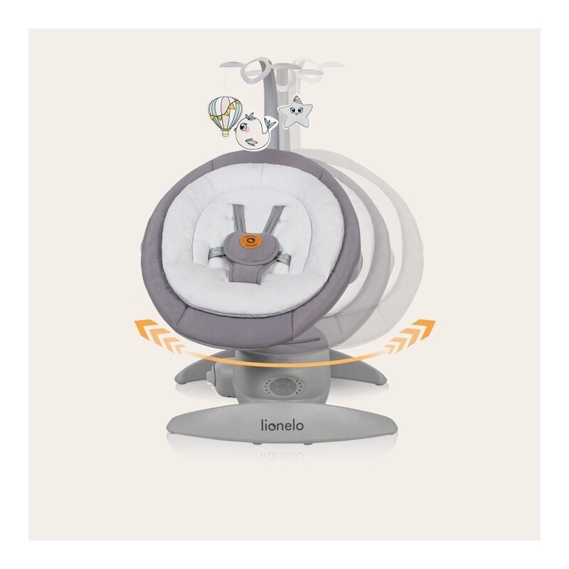 Balansoar Electric 2in1 Lionelo Mell Gri - imagine 12