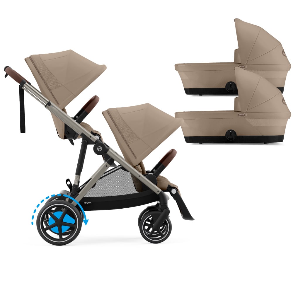 Carucior Gemeni Cybex e-Gazelle S, Modular și Electric