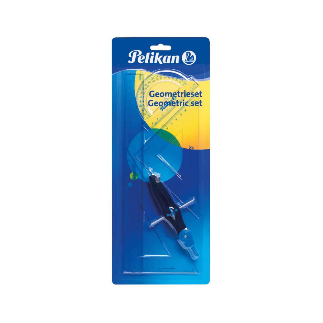 Set Geometrie Pelikan 5 Piese, Școlar