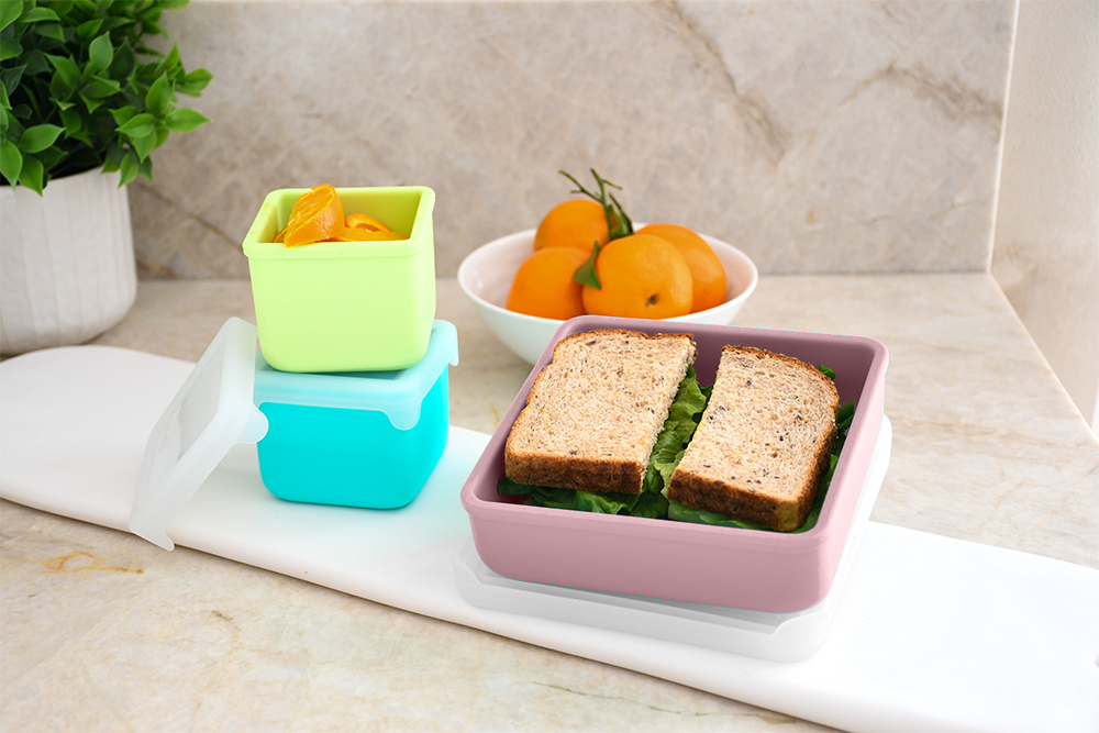 Melii Recipient Sandwich Silicon Pink Copii Adulți - imagine 4