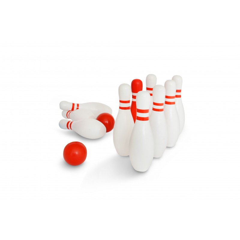 Set Bowling Lemn BS Toys | Joc Exterior Educativ - imagine 5