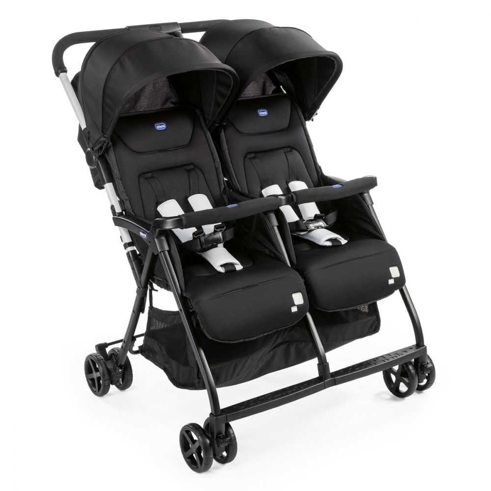 Carucior Gemeni Chicco Ohlala Black Night, Usor si Compact - imagine 11