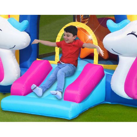 Spațiu de joacă gonflabil HappyHop Fantasy Unicorn - imagine 9